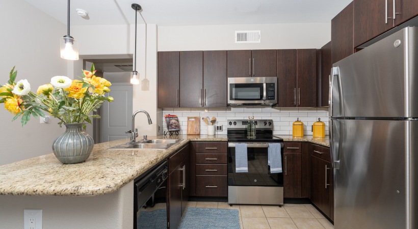 Spacious kitchens with thoughtful details